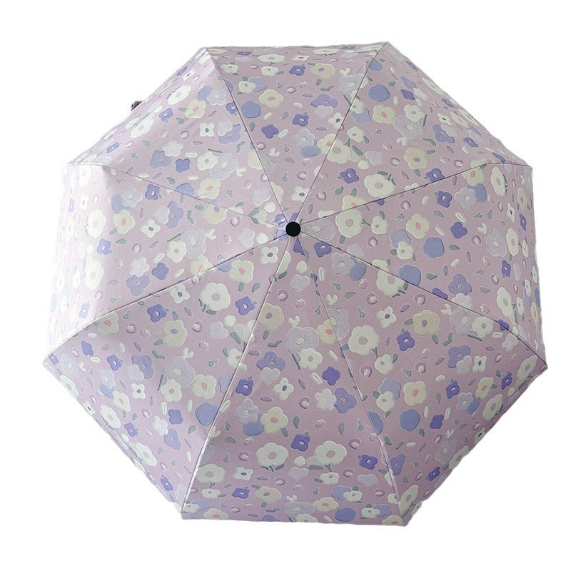 Compact Mini Folding Umbrella Lightweight Portable Rain Protection