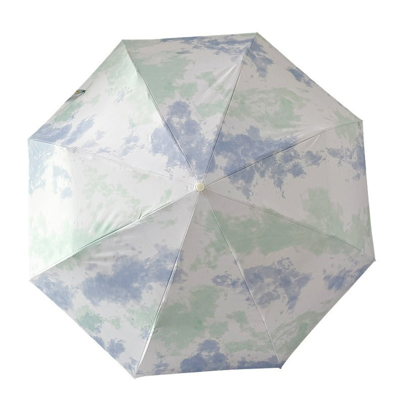 Portable Automatic Folding Umbrella Compact Rain Protection Travel