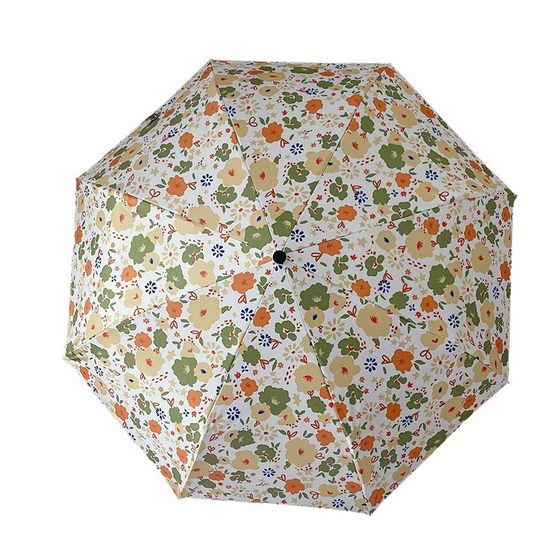 Portable Folding Umbrella Automatic Compact Design Daily Travel

