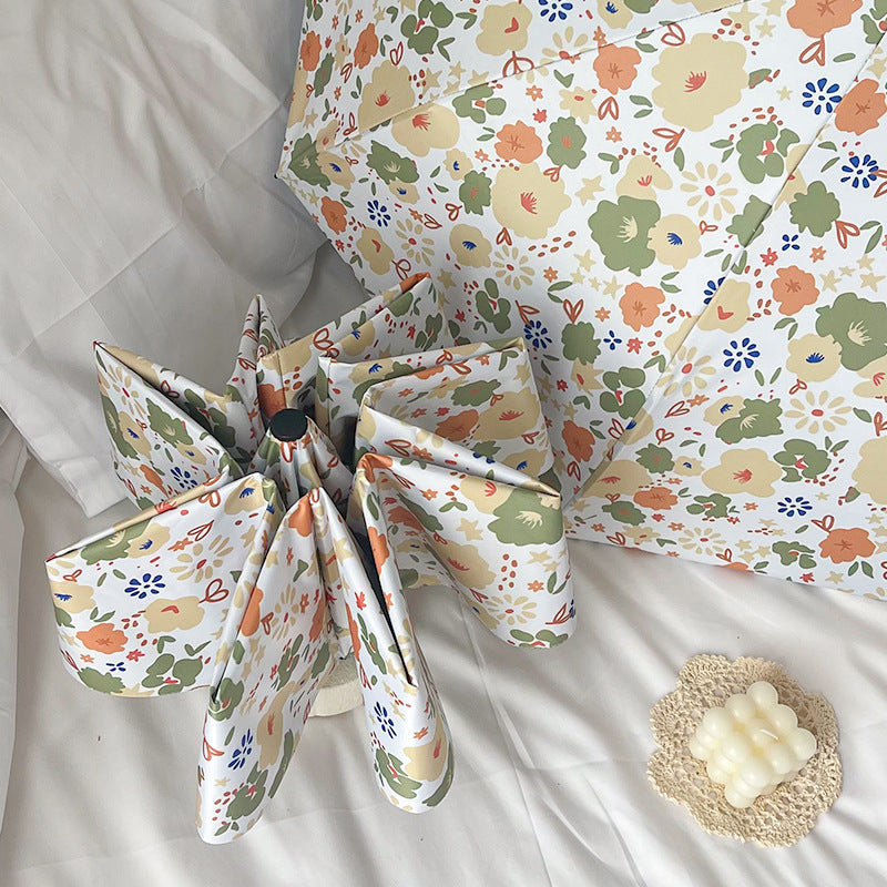 Portable Folding Umbrella Automatic Compact Design Daily Travel

